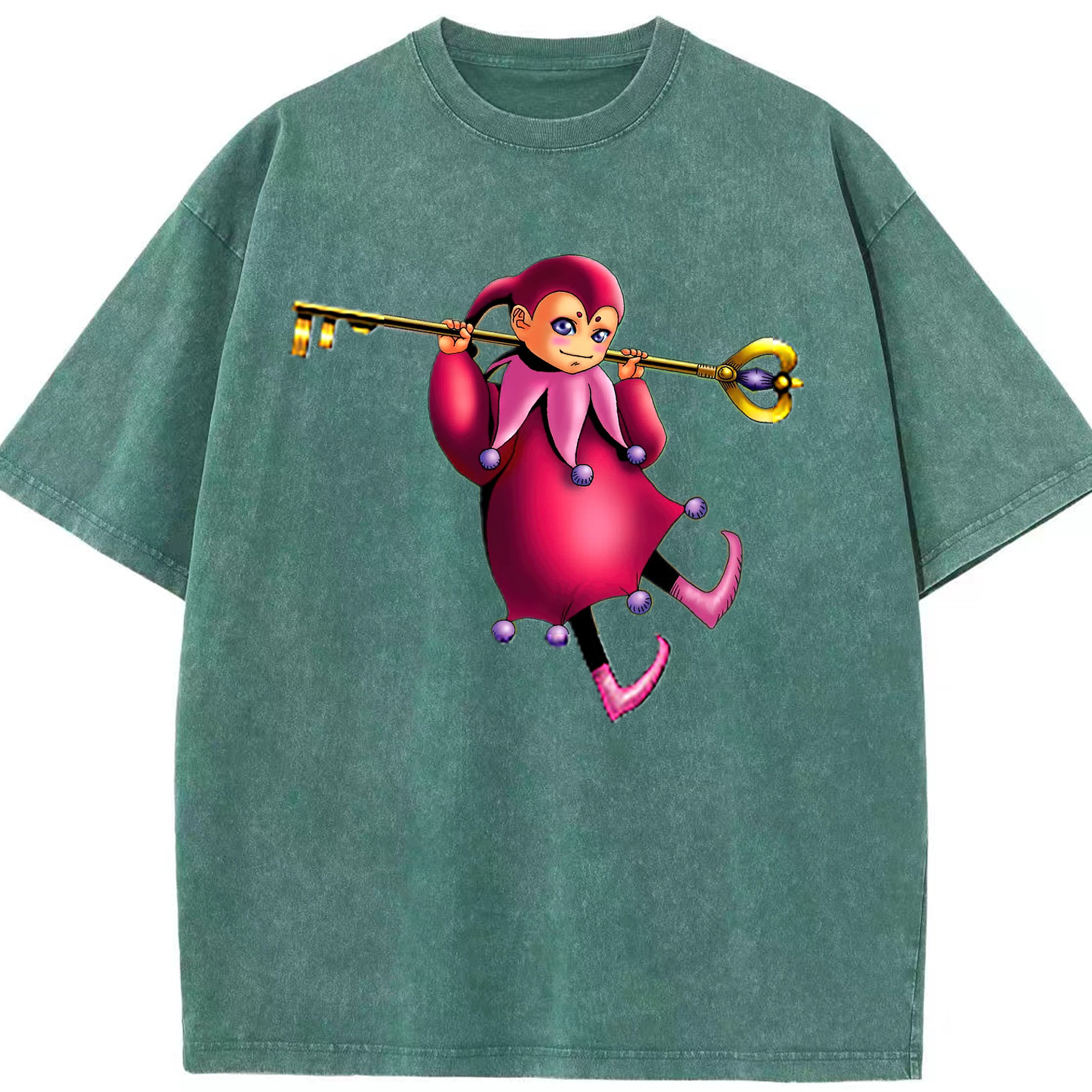 （画像用） 遊☆戯☆王 Yu-Gi-Oh! 綿100% ヴィンテージ風 半袖Tシャツ（フロントプリント）